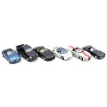 6 Scale model cars