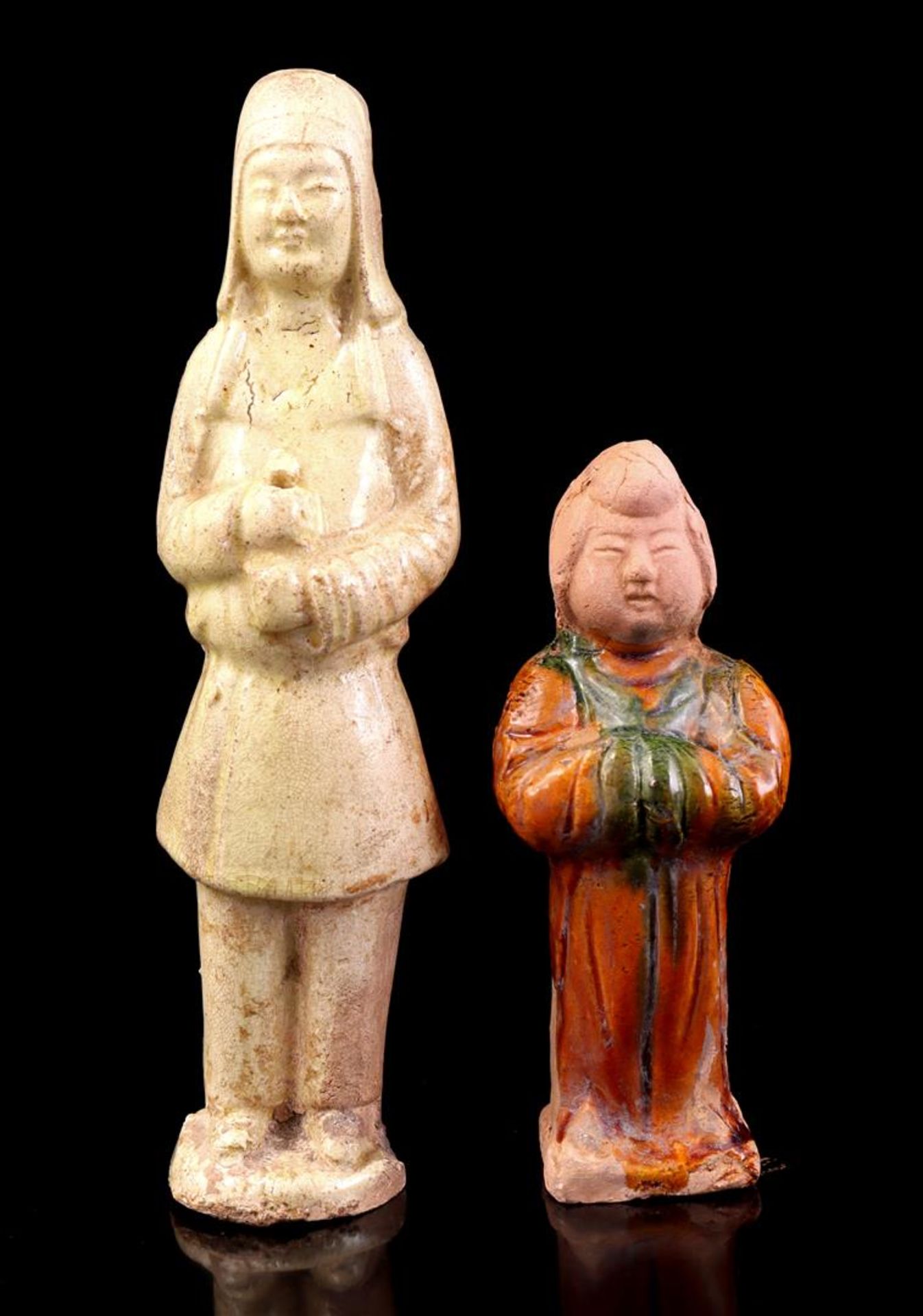 2 earthenware figurines - Bild 2 aus 5