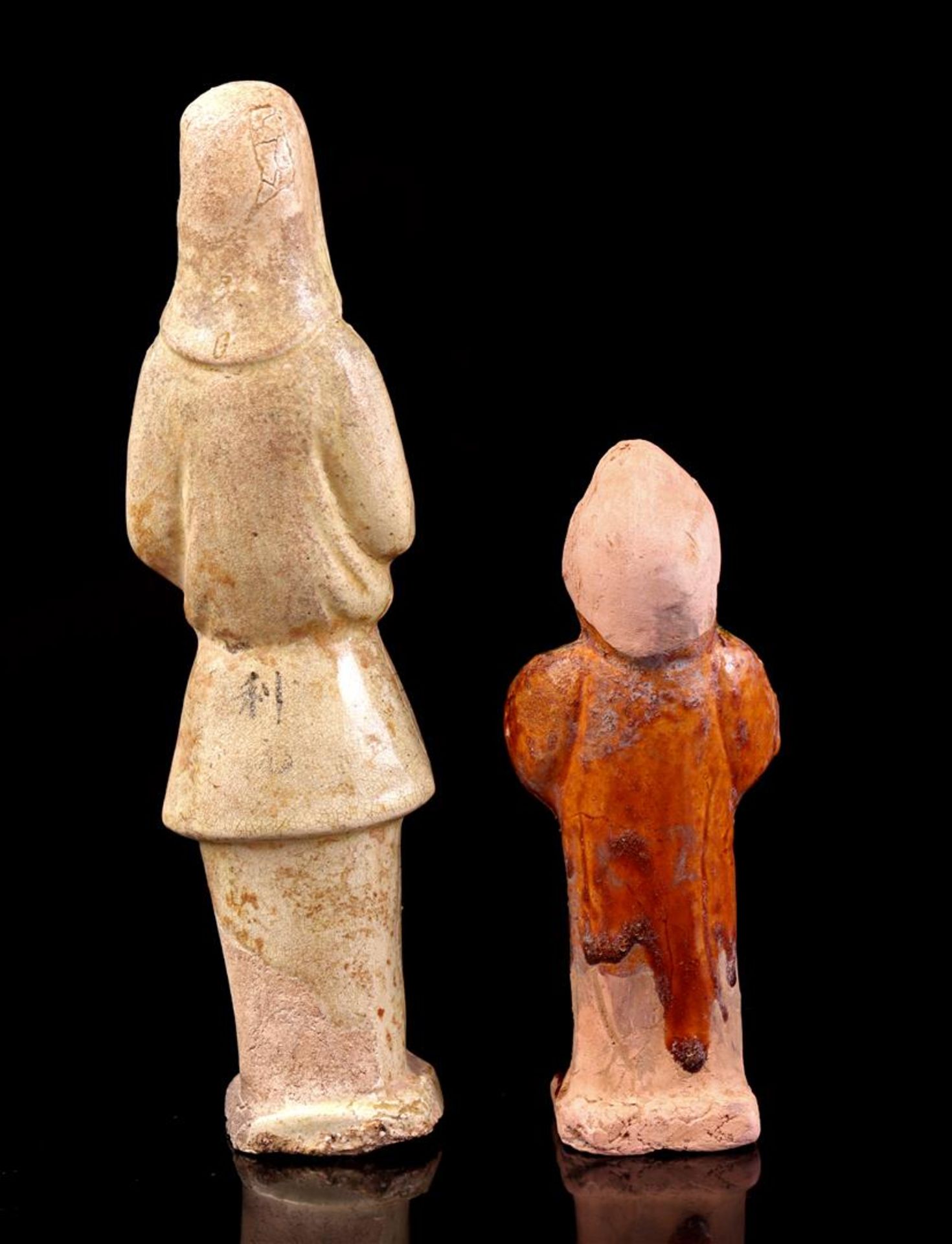 2 earthenware figurines - Bild 4 aus 5