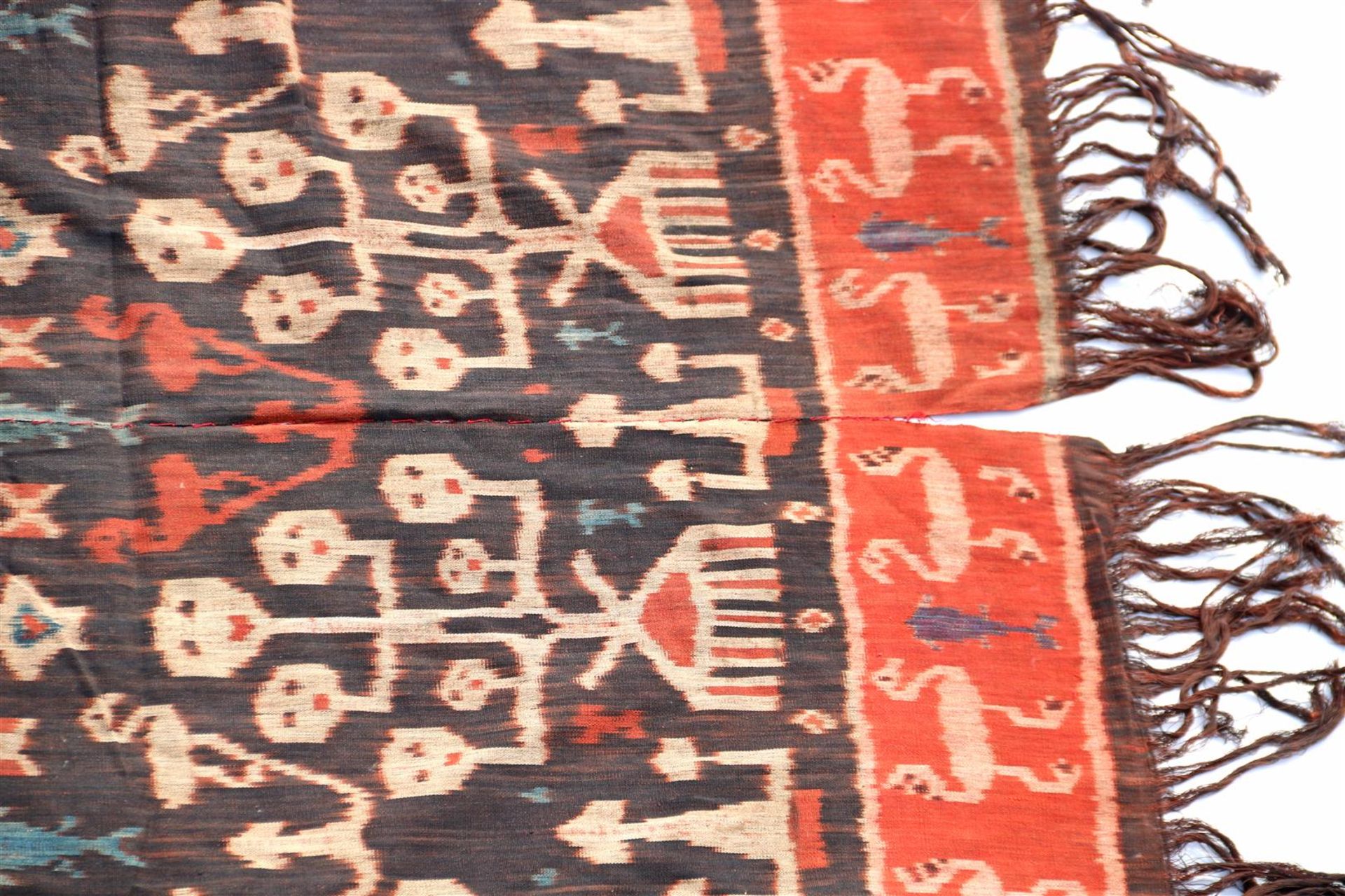 Ikat woven cloth - Image 2 of 3