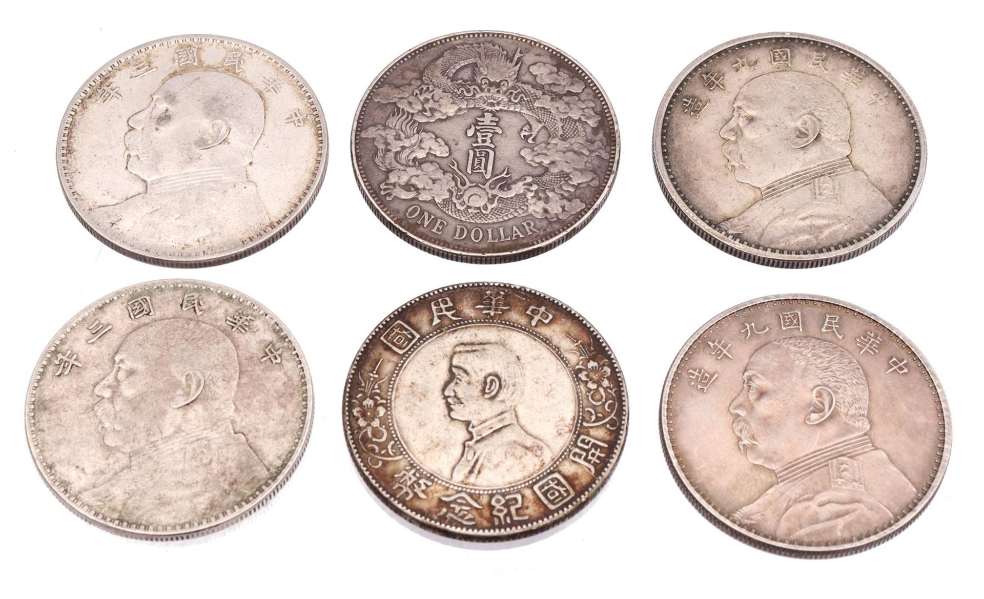 6 silver coins