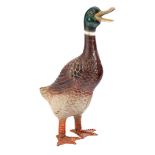 Cast iron statue of a duck