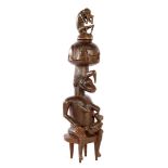 African wooden carved statue