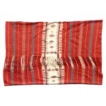 Ikat woven cloth