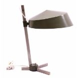Height-adjustable desk lamp