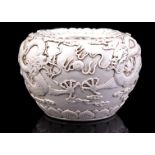 White porcelain pot