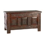 Oak blanket chest