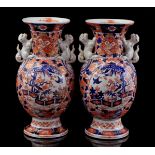 2 porcelain Imari vases