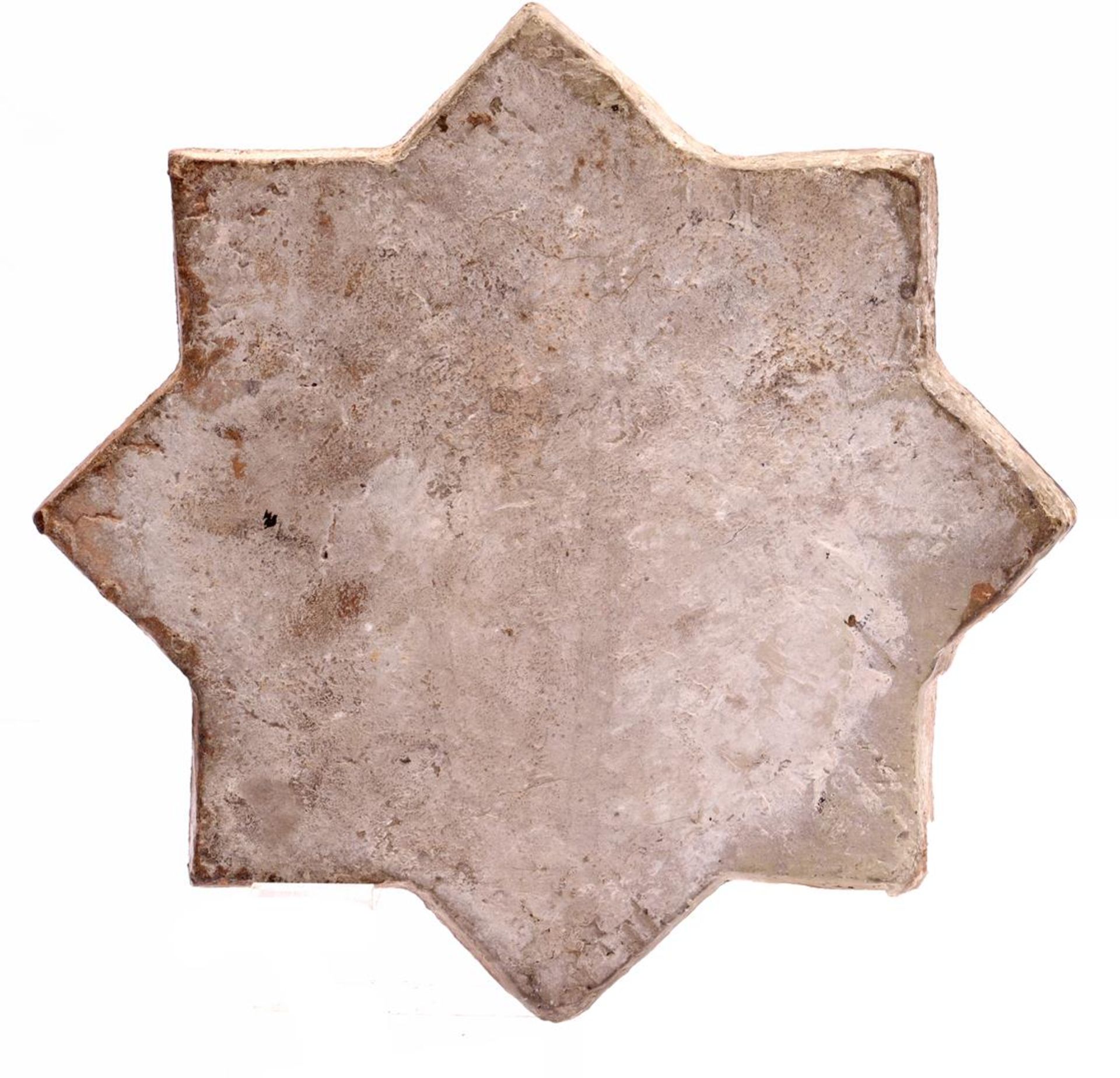Persian glazed earthenware tile - Bild 3 aus 3