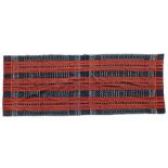 Ikat woven cloth