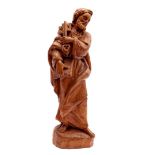 Carved wooden statue of Saint Peter