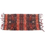 Ikat woven cloth