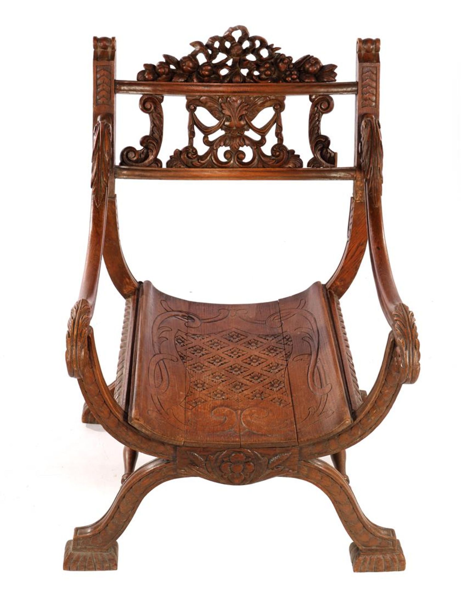 Oak Dagobert chair - Image 2 of 2