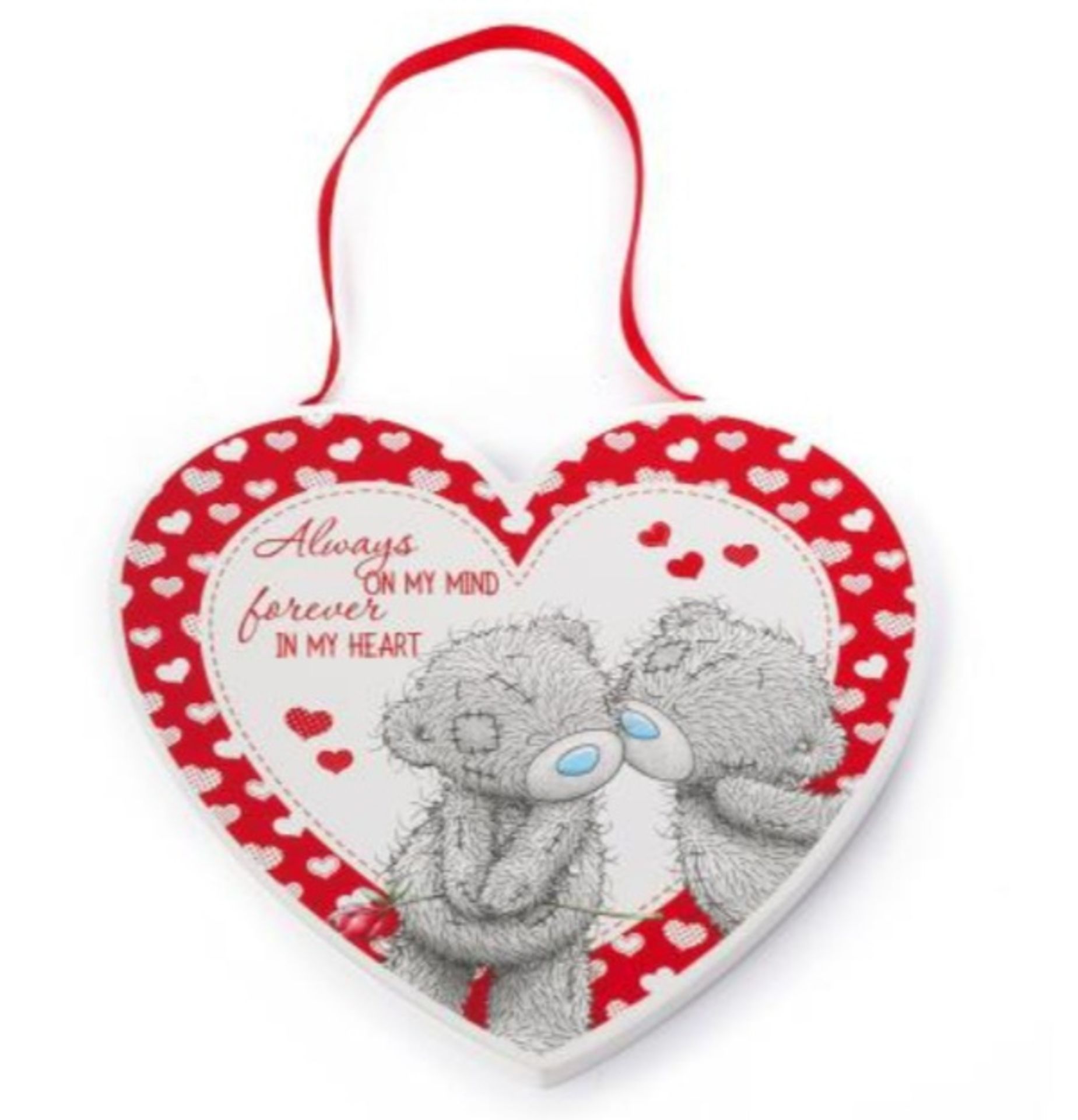 X 36 BRAND NEW ALWAYS ON MY MIND & FOREVER IN MY HEART PLAQUE, BY ME TO YOU BEAR. TOTAL RRP £143.64