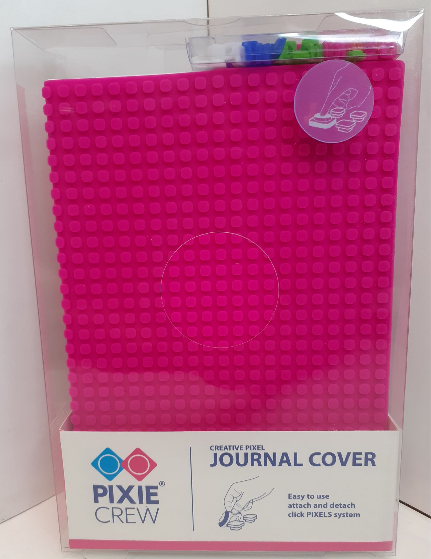 X 15 BRAND NEW PIXEL CREW A5 NOTEBOOK - PINK. TOTAL RRP £127.60