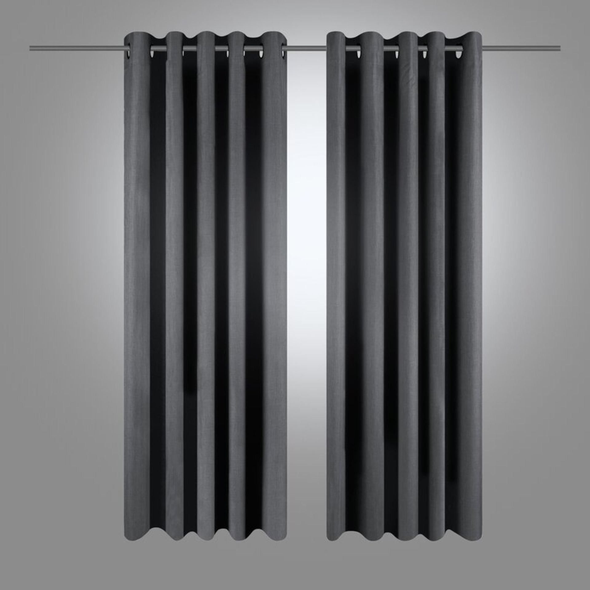 ECIPSE EYELET BLACKOUT THERMAL CURTAINS SIZE: W 117CM x 183CM D. RRP £31.18