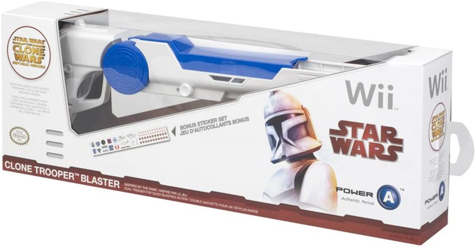 BRAND NEW Wii STAR WARS CLONE TROOPERS BLASTERS