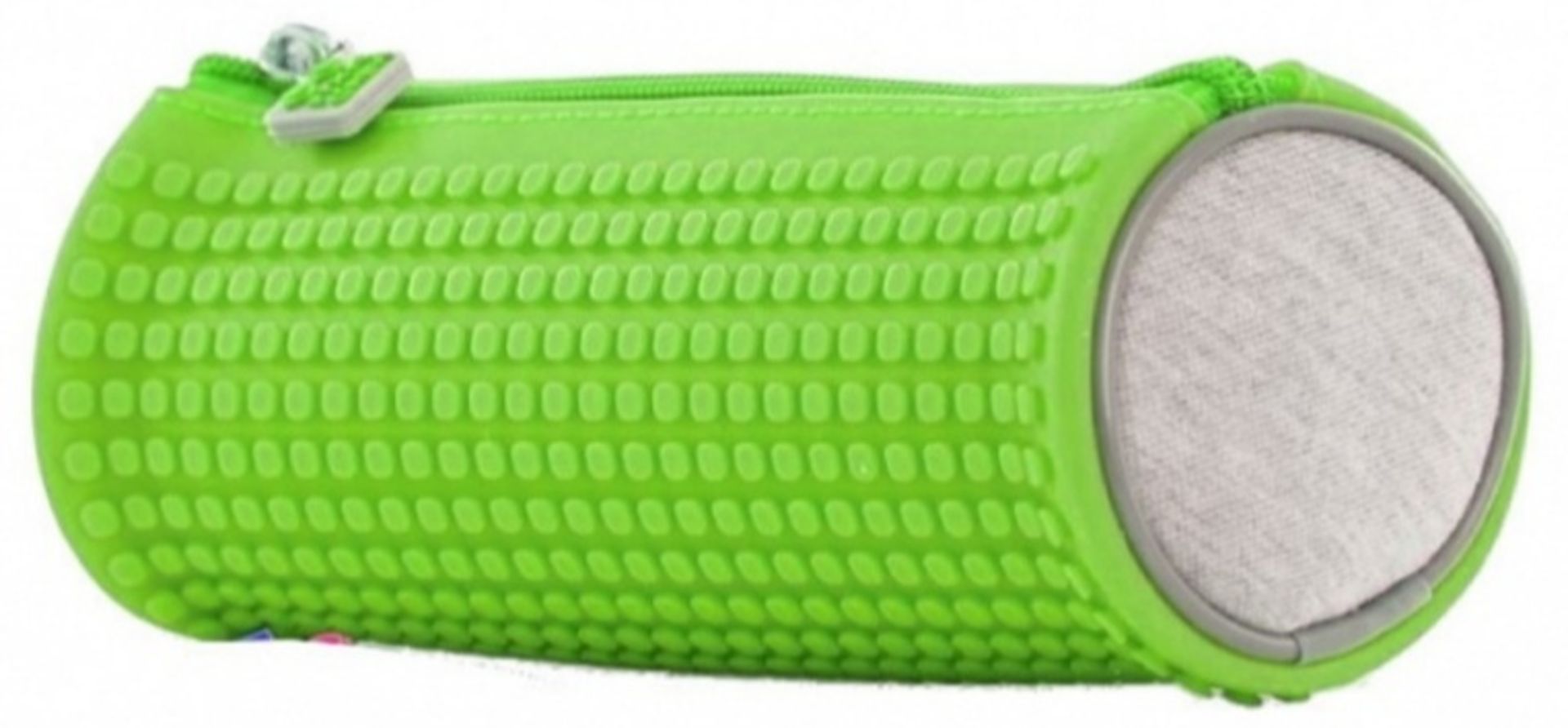 X 2 BRAND NEW PIXEL CREW CREATIVE ROUNDED PENCIL CASE - GREEN. TOTAL RRP £24.90