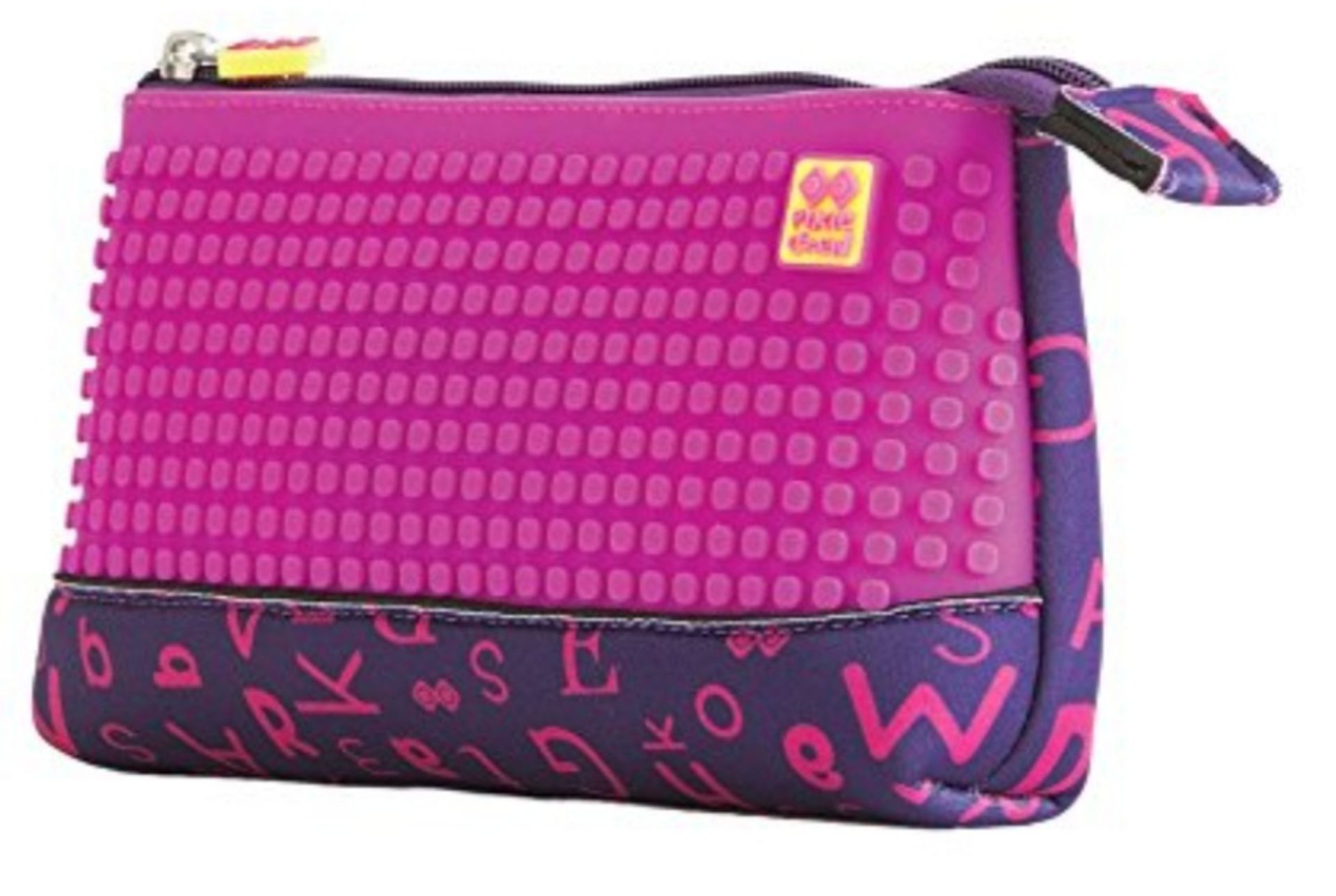 X 2 BRAND NEW PIXIE CREW CREATIVE LARGE POUCH WITH LETTERS AND 100 PIXELS FOR FREE. TOTAL RRP £28.