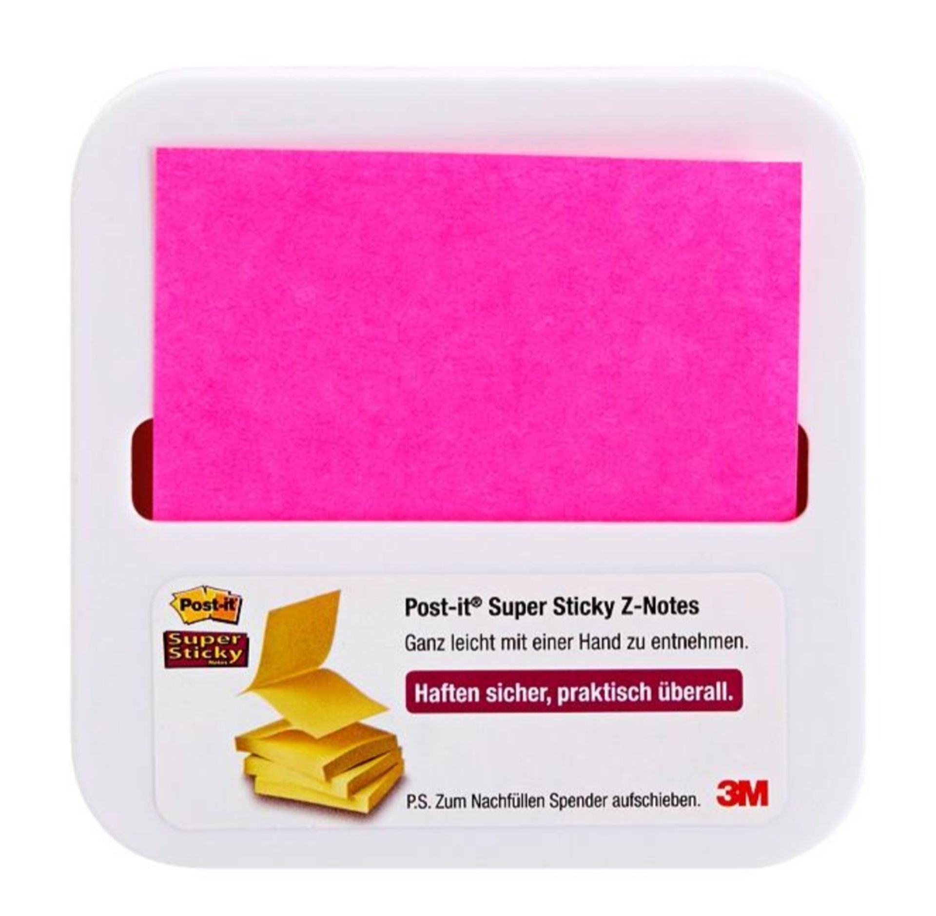 X 12 BRAND NEW POST-IT SUPER STICKY Z-NOTES ON DISPENSR, TOTAL RRP £35.88