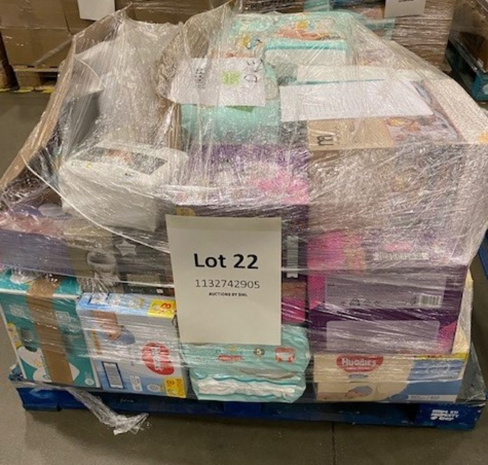 Mixed Pallet of 47 items, Brands include AdenAnais, MAM & Huggies. Total RRP Approx £784.97