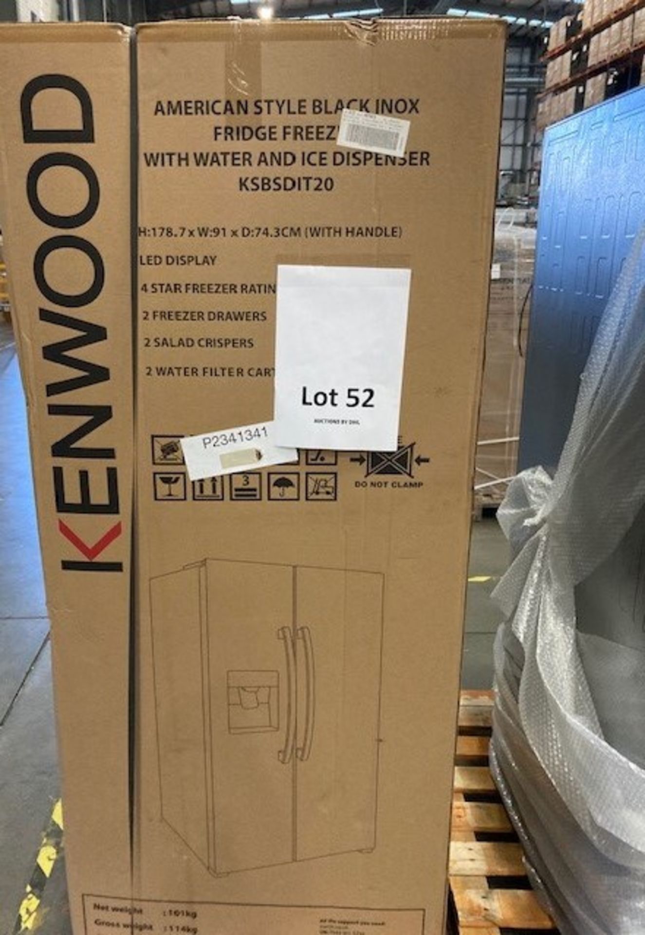 2 Pallets of Fridge Freezers. Brands include KENWOOD, LOGIC. Latest selling price £1,350 - Image 4 of 4