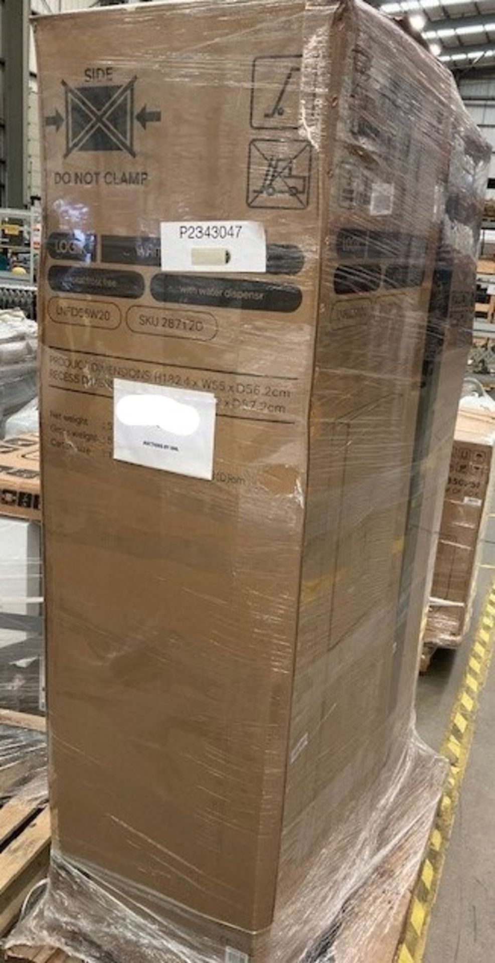 Pallet of 1 KENWOOD BUILT-IN 2 DOOR REFRIGERATION. Latest selling price £319.00 - Image 2 of 2
