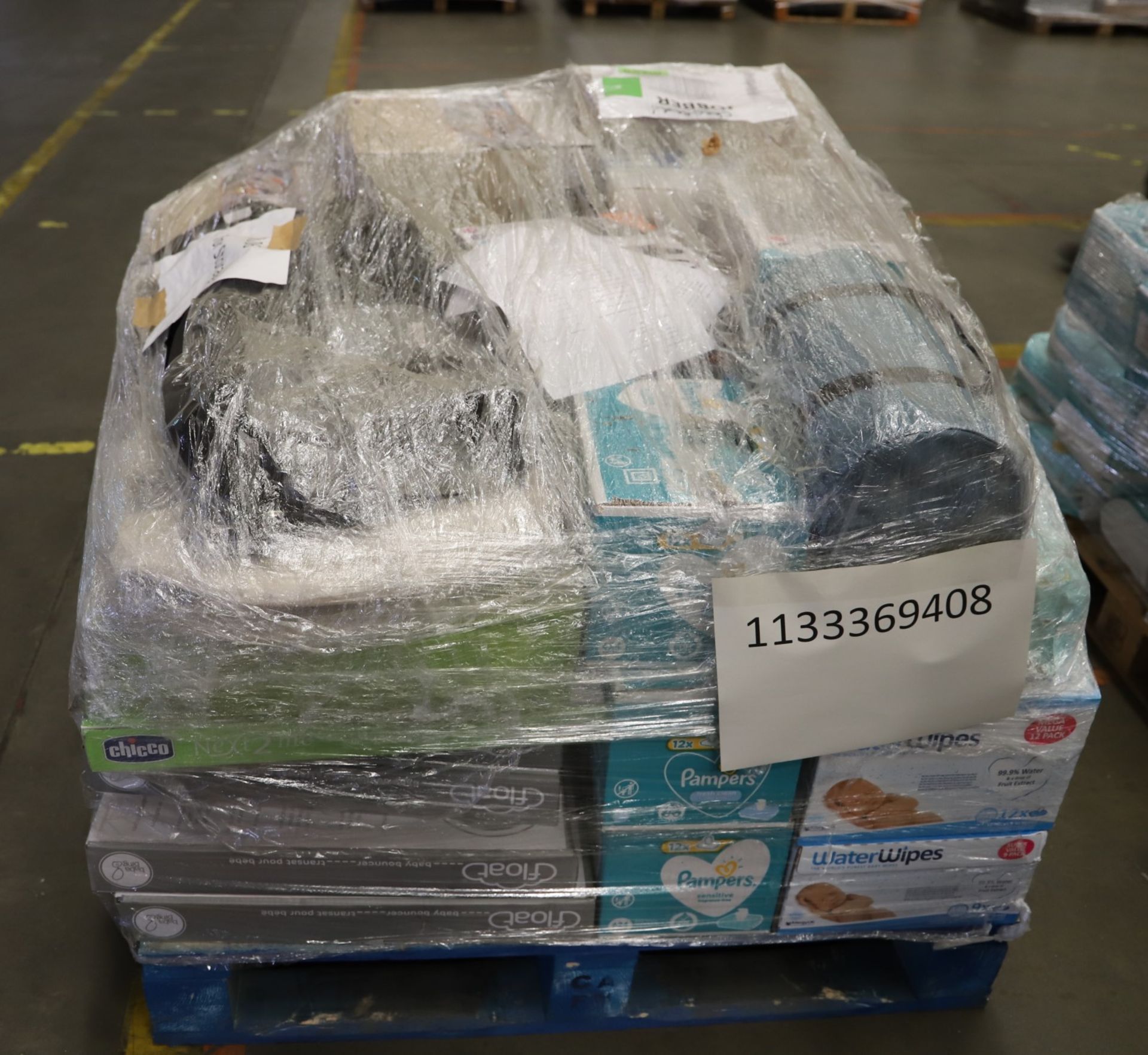 Mixed Pallet of 73 items, Brands include Tommee Tippee,BabaBing! & Chicco. Total RRP Approx £1976.72