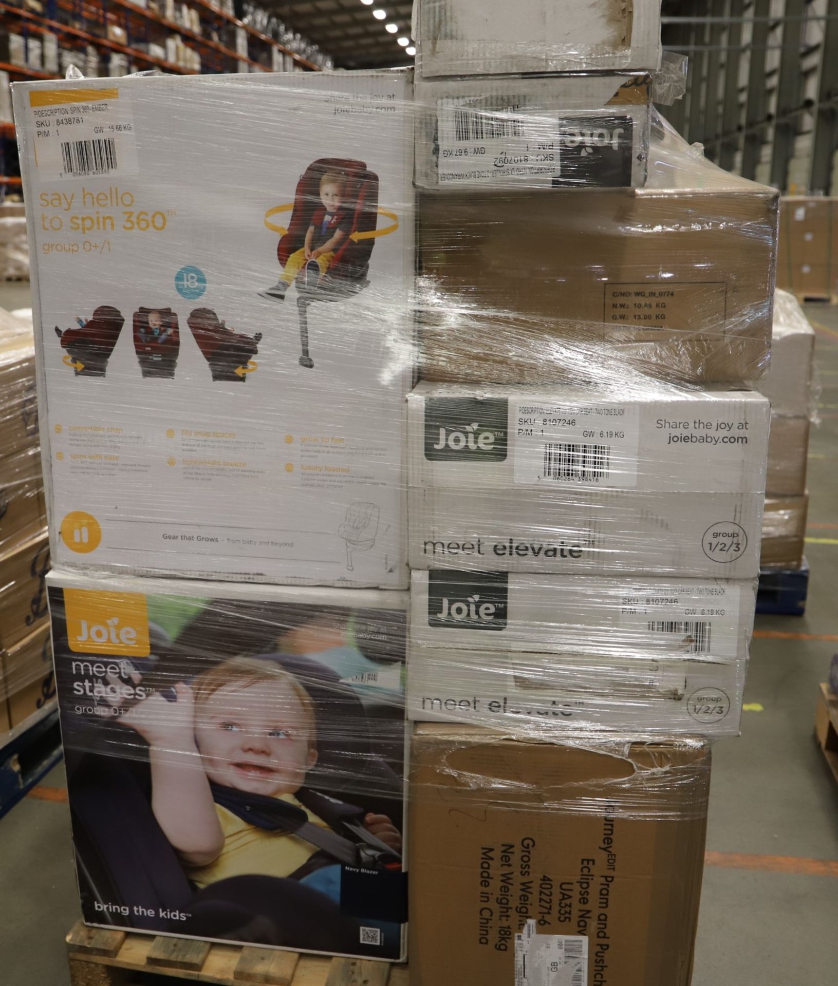 Mixed Pallet of 10 items, Brands include Britax, Joie & Mothercare. Total RRP Approx £1634.99 - Image 2 of 2