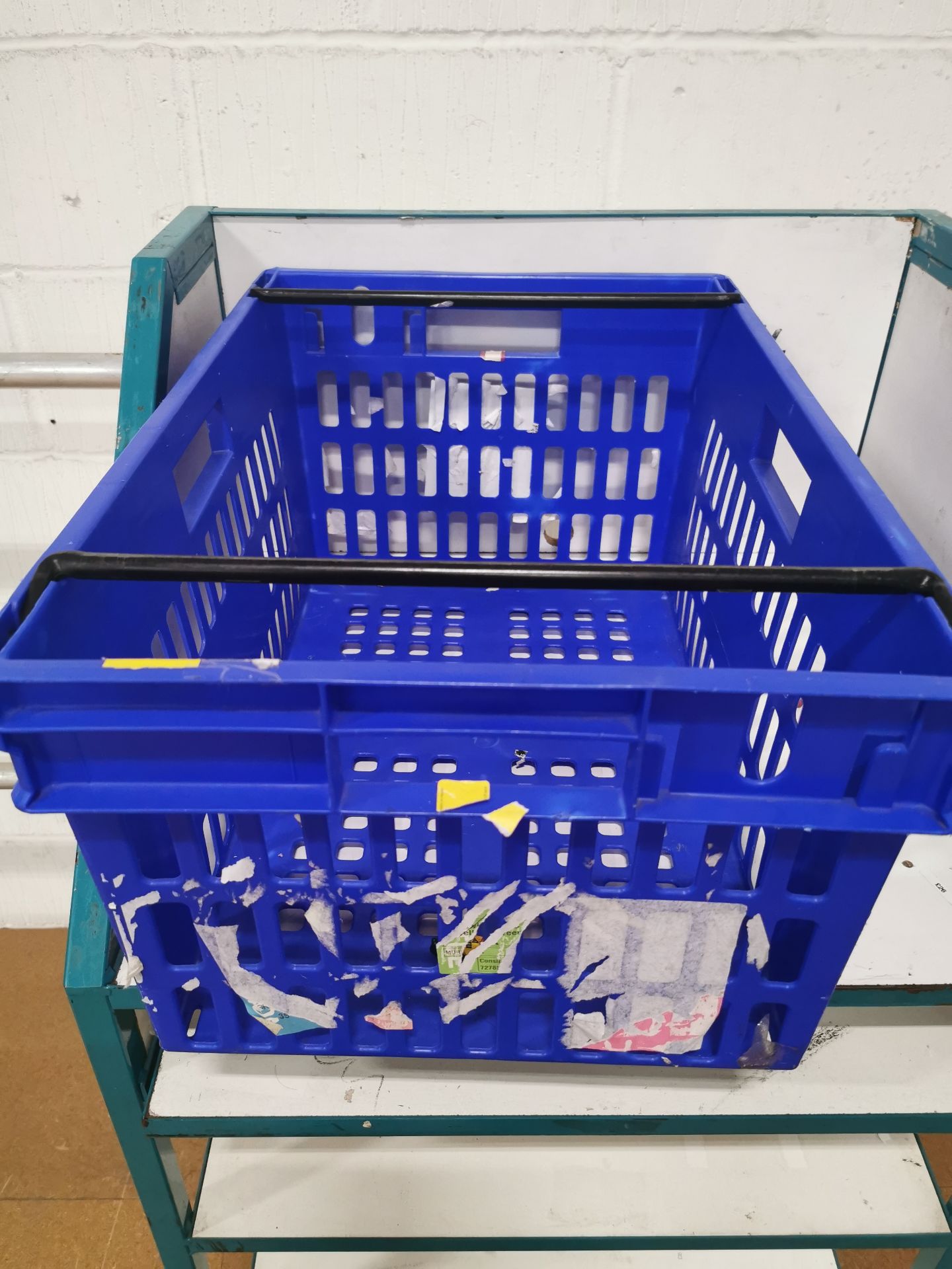 Pallet of 40 x 55Ltr Ventilated stacking & nesting crates from M&S.