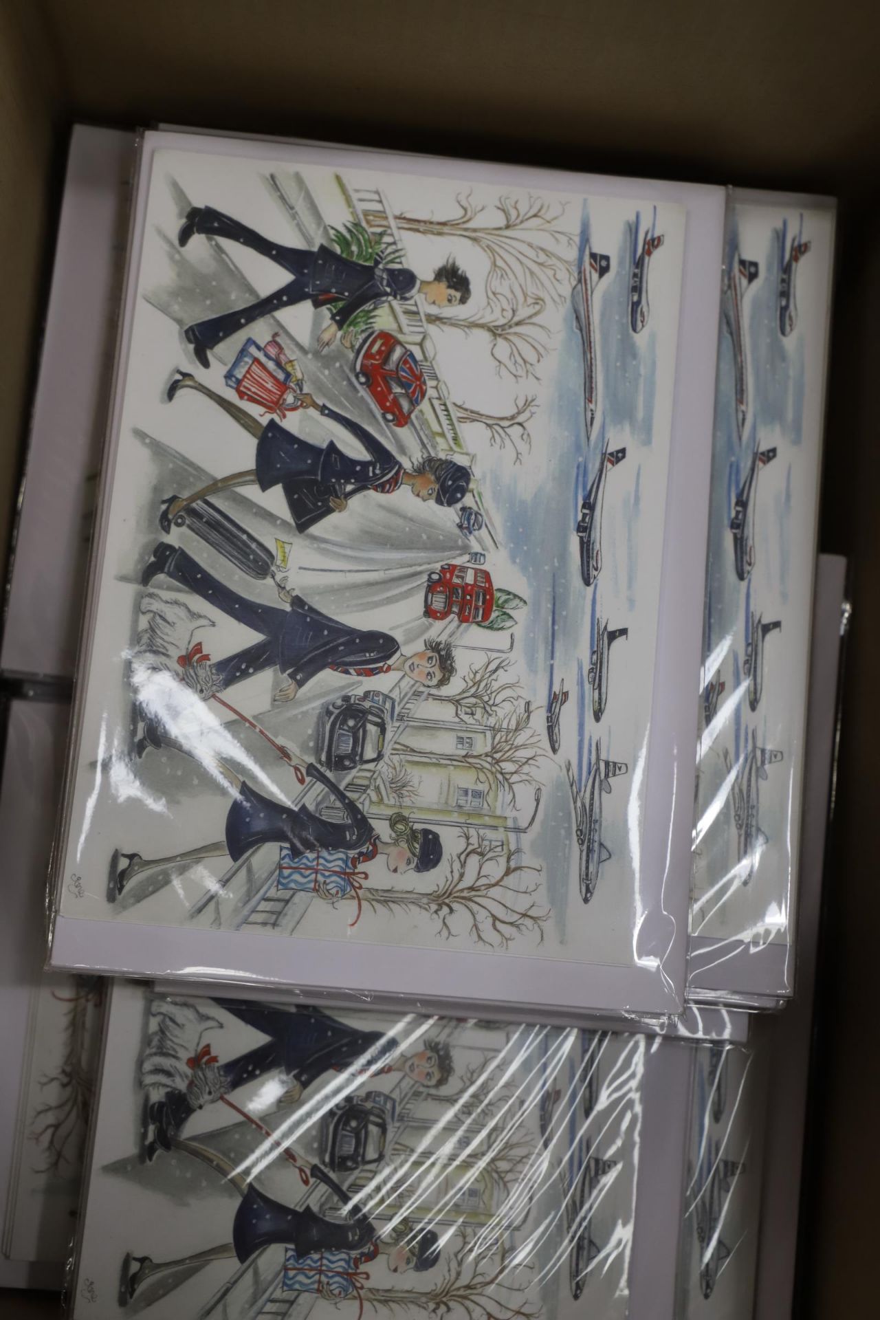 Box of Lady Jane 4 Pack Xmas Cards. Approx total RRP £148