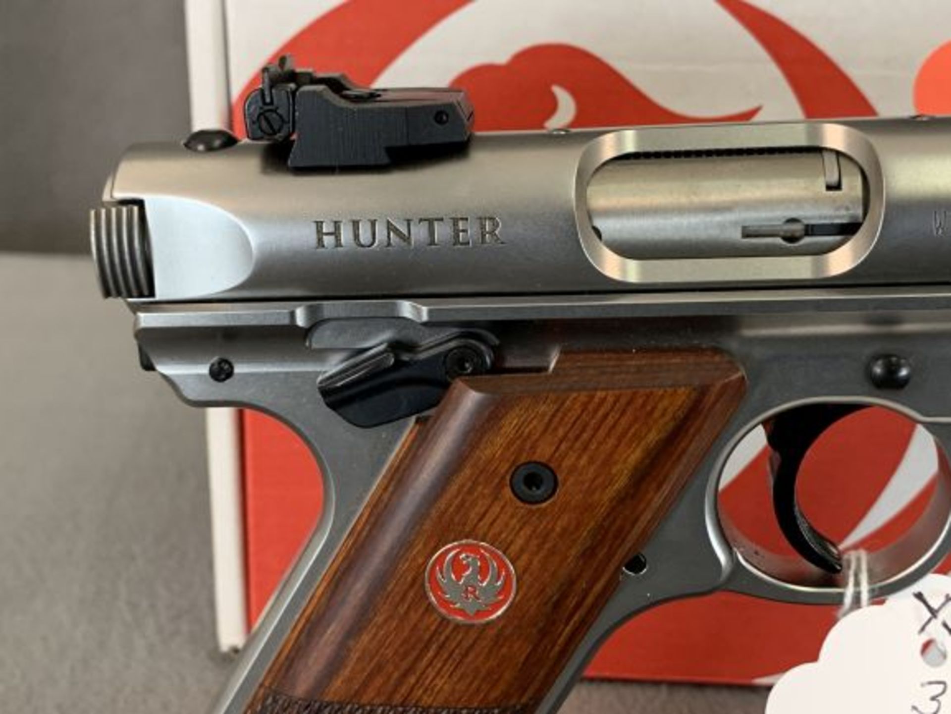 21. Ruger Mk 4 Hunter .22LR 6 7/8" Stainless Heavy Fluted Barrel, SN: WBR123879 - Image 3 of 12