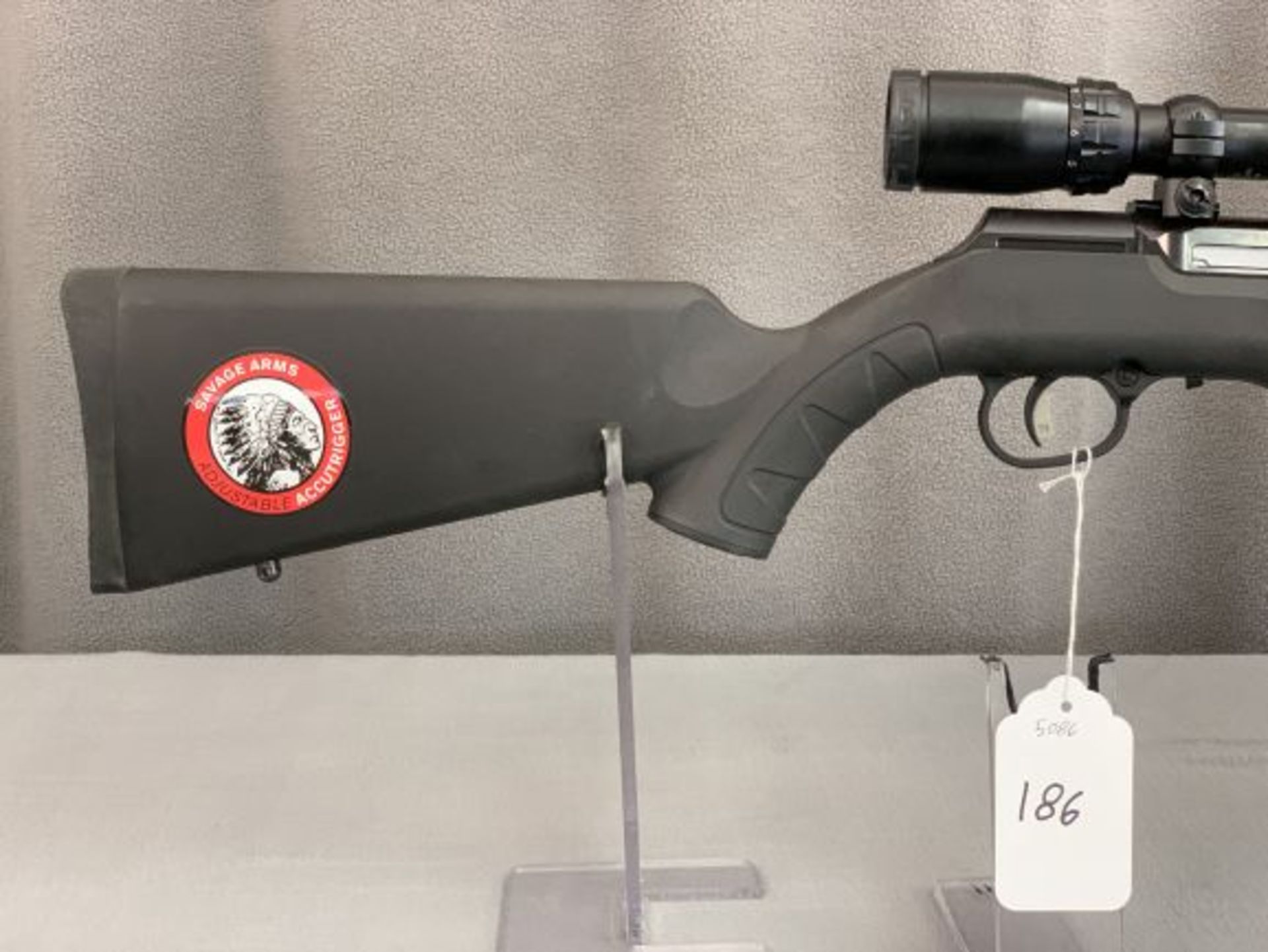 186. Savage A17 .17HMR, Bushnell 3-10x40 Scope SN: K096553 - Image 9 of 11