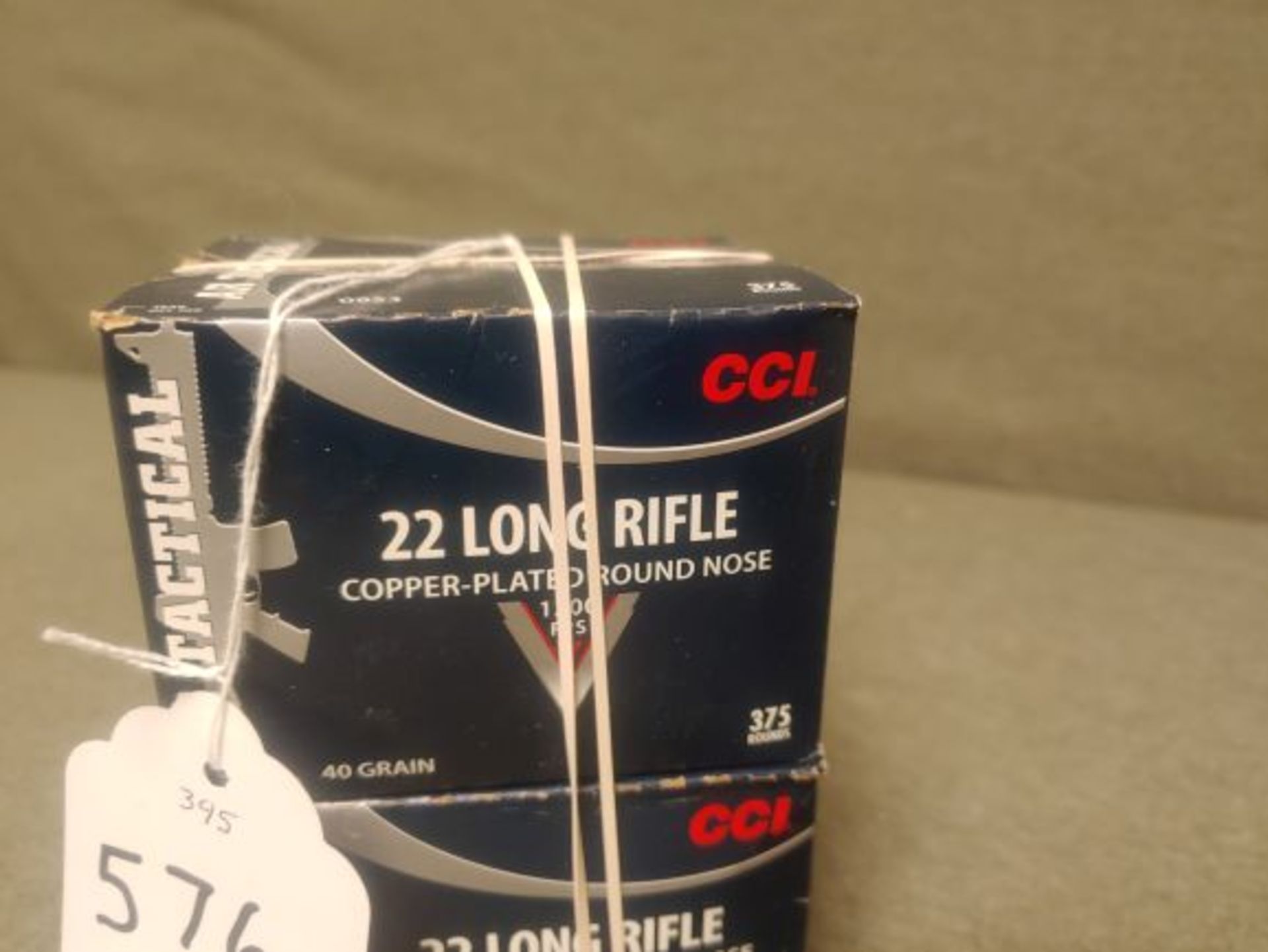 576. CCI Tactical .22LR CP RN, 375 Rnd. Boxes (2x the Money) - Image 2 of 2