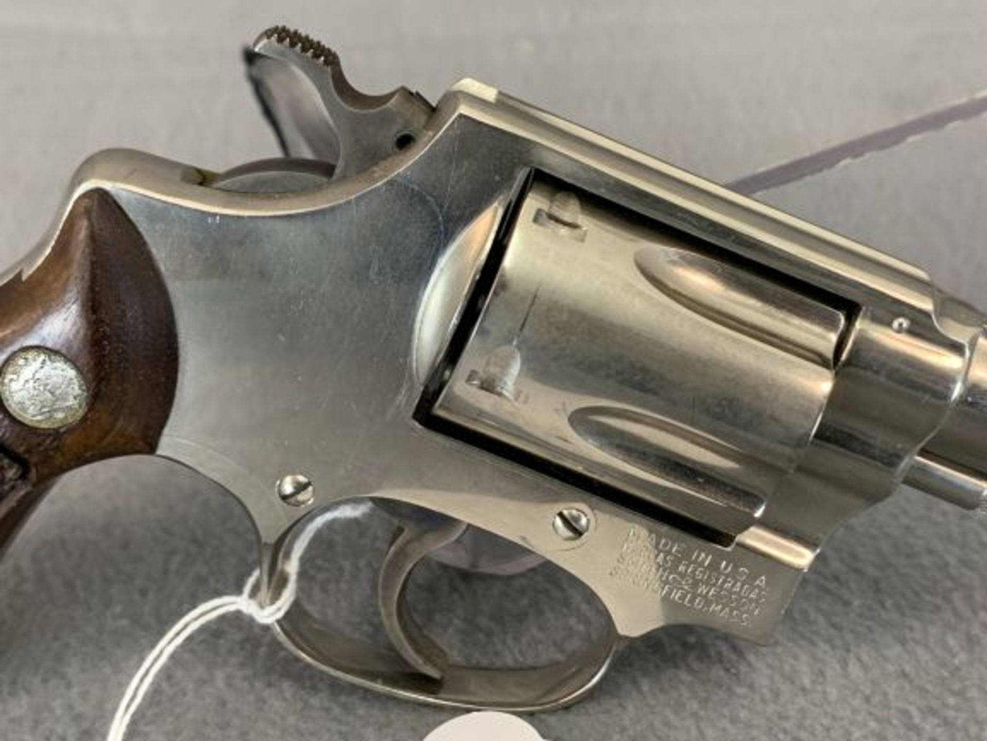 14. S&W Mod. 36 .38 Spl. Nickel Finish, SN: 560817 - Image 9 of 10