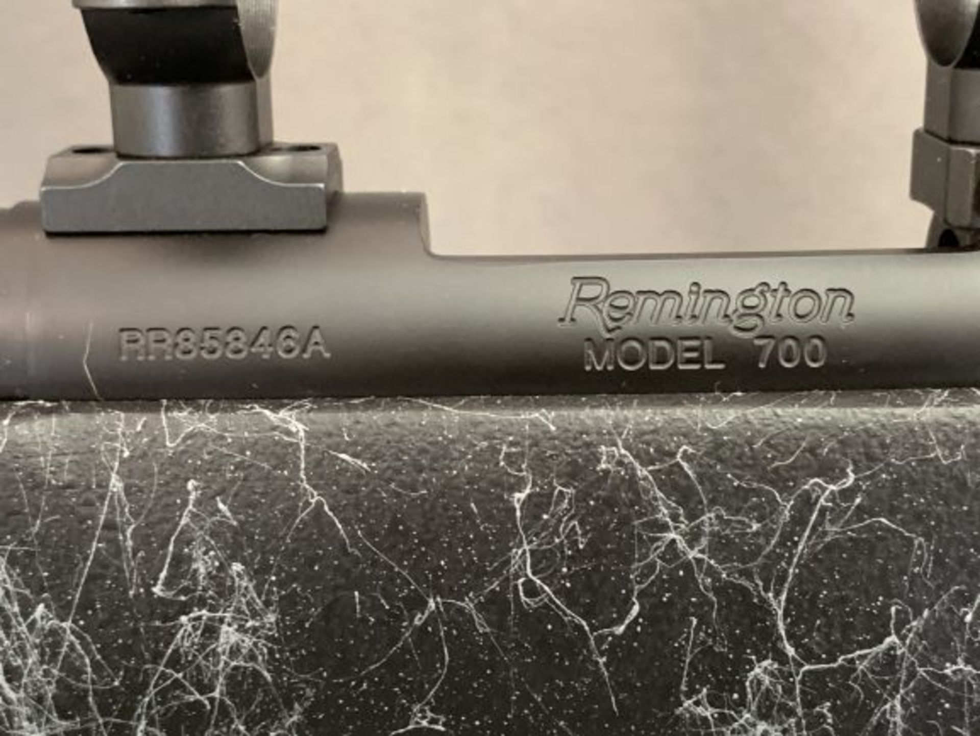 35. Rem 700 .223, 5R Tactical Rifling 1:9 Twist, Heavy Fluted Barrel, Rings, SN: RR85846A - Image 6 of 11