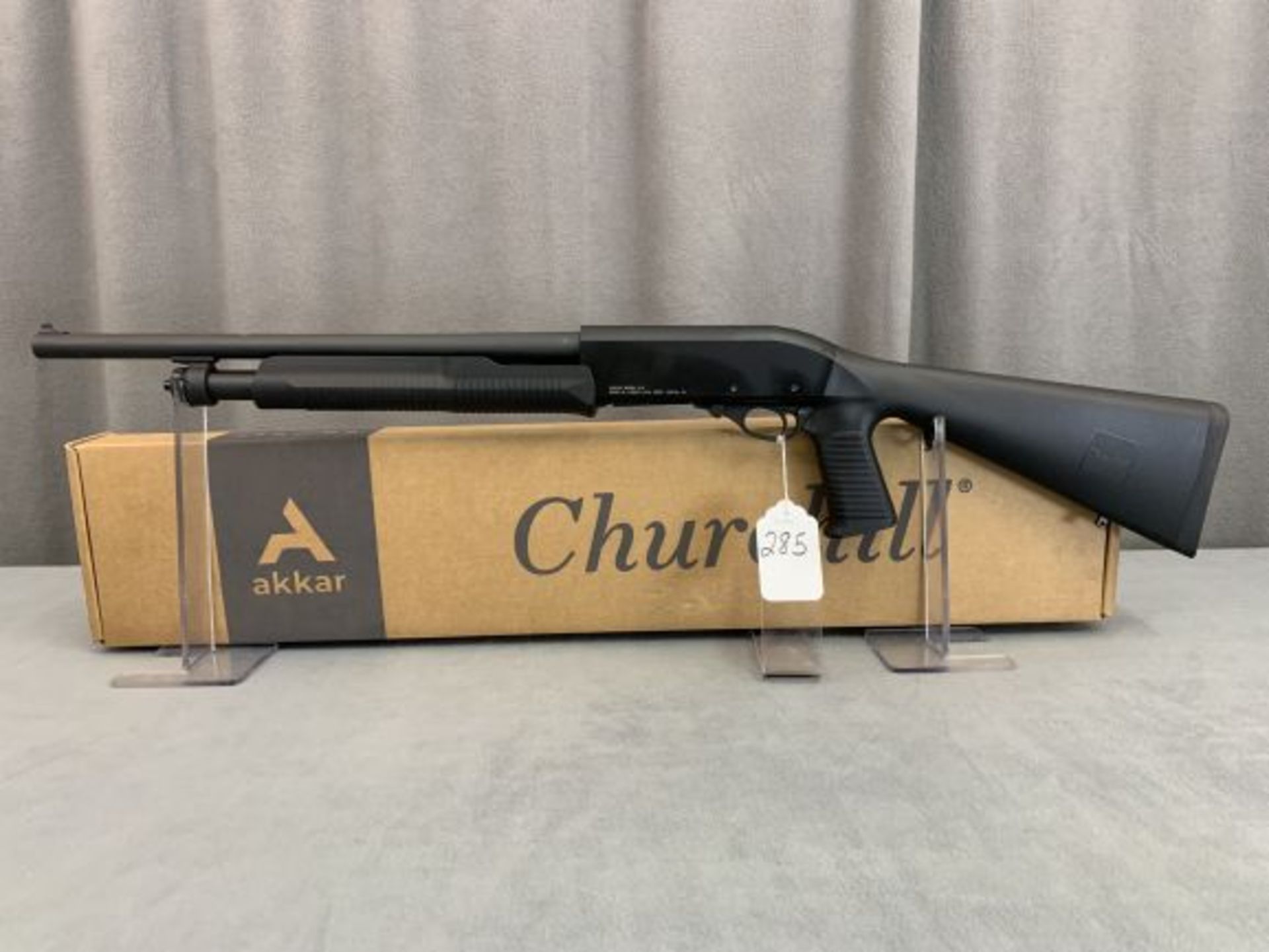 285. Akakkar Churchill, Mod612, 12GA Tactical, 2 3/4 or 3inch chamber, NIB, SN: 21114267