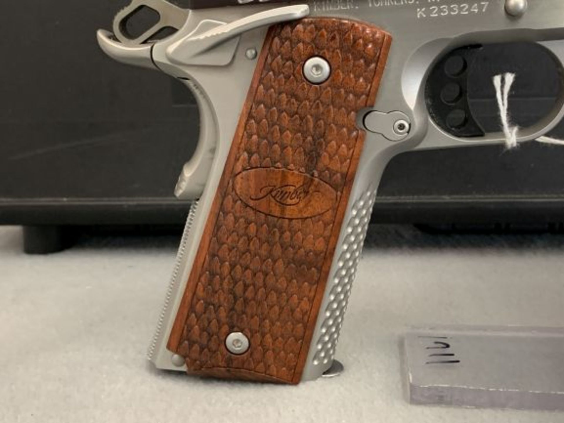 4A. Kimber Custom Shop Grand Raptor II .45ACP, Bi-Tone Stainless, Deluxe Beaver Tail, Signature - Image 12 of 18