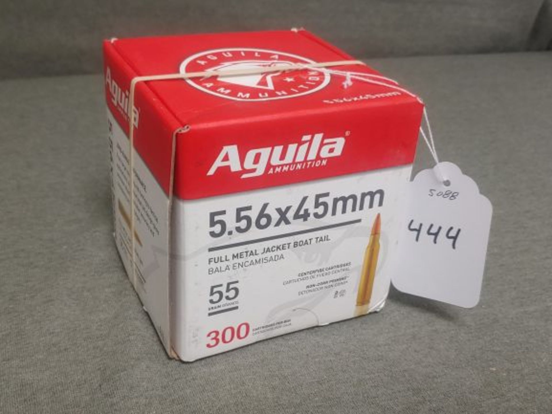 444. Aguila 5.56x45mm FMJBT 55gr., 300 Rnd. Box (1x the Money)