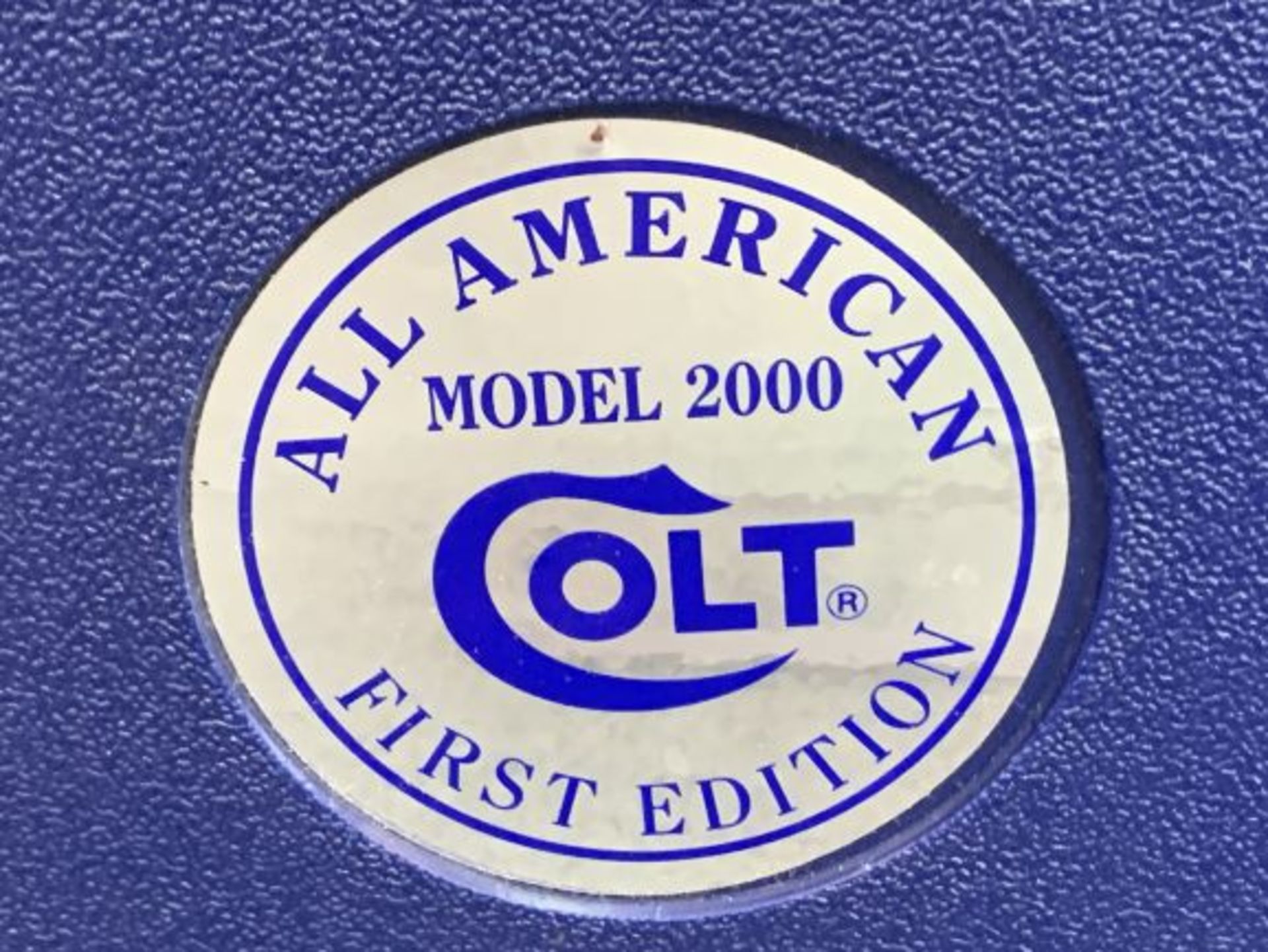 256. Colt All American Mod. 2000, 1st edition, 9mm, case, ex mag, SN:RK01716 - Image 13 of 13