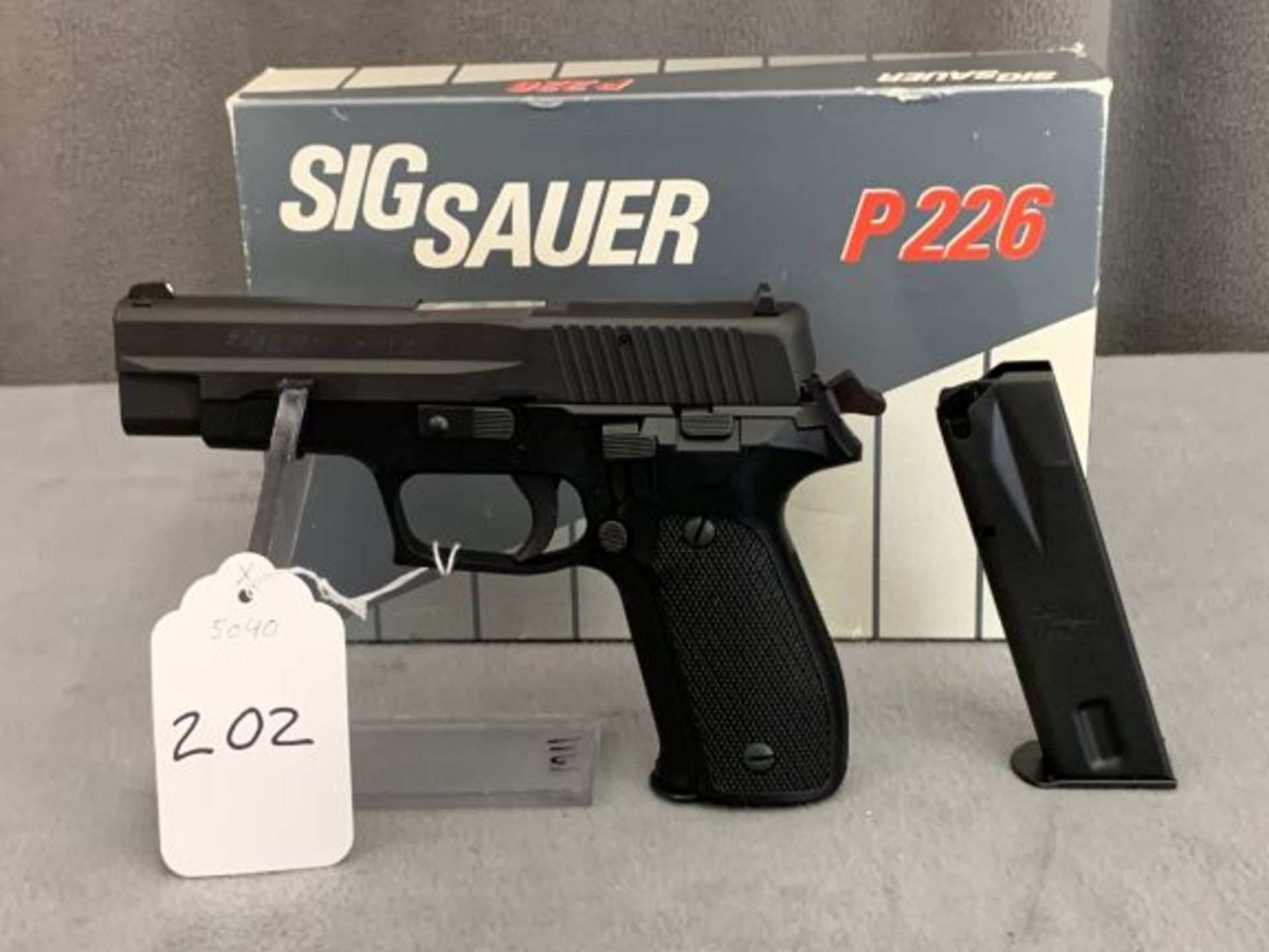 202. Sig Sauer P226 9mm, Box, SN: U482017 - Image 10 of 16