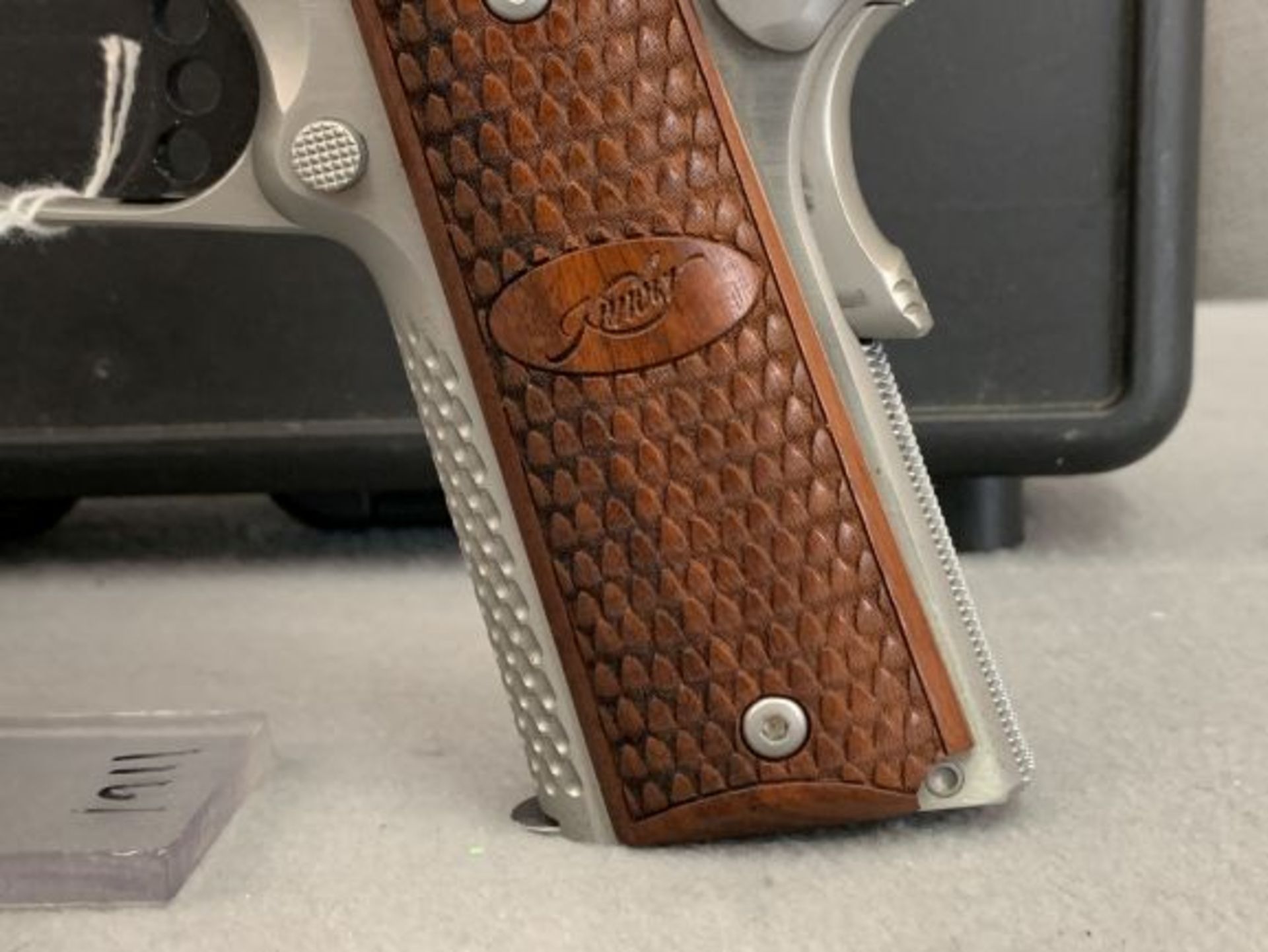 4A. Kimber Custom Shop Grand Raptor II .45ACP, Bi-Tone Stainless, Deluxe Beaver Tail, Signature - Image 3 of 18