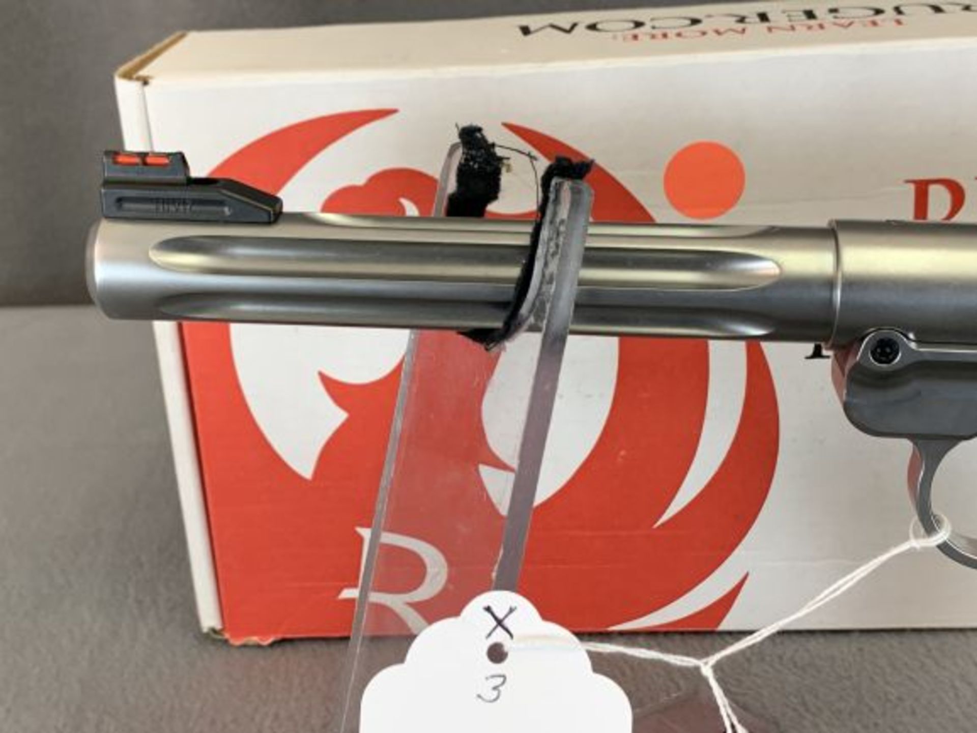 21. Ruger Mk 4 Hunter .22LR 6 7/8" Stainless Heavy Fluted Barrel, SN: WBR123879 - Image 10 of 12