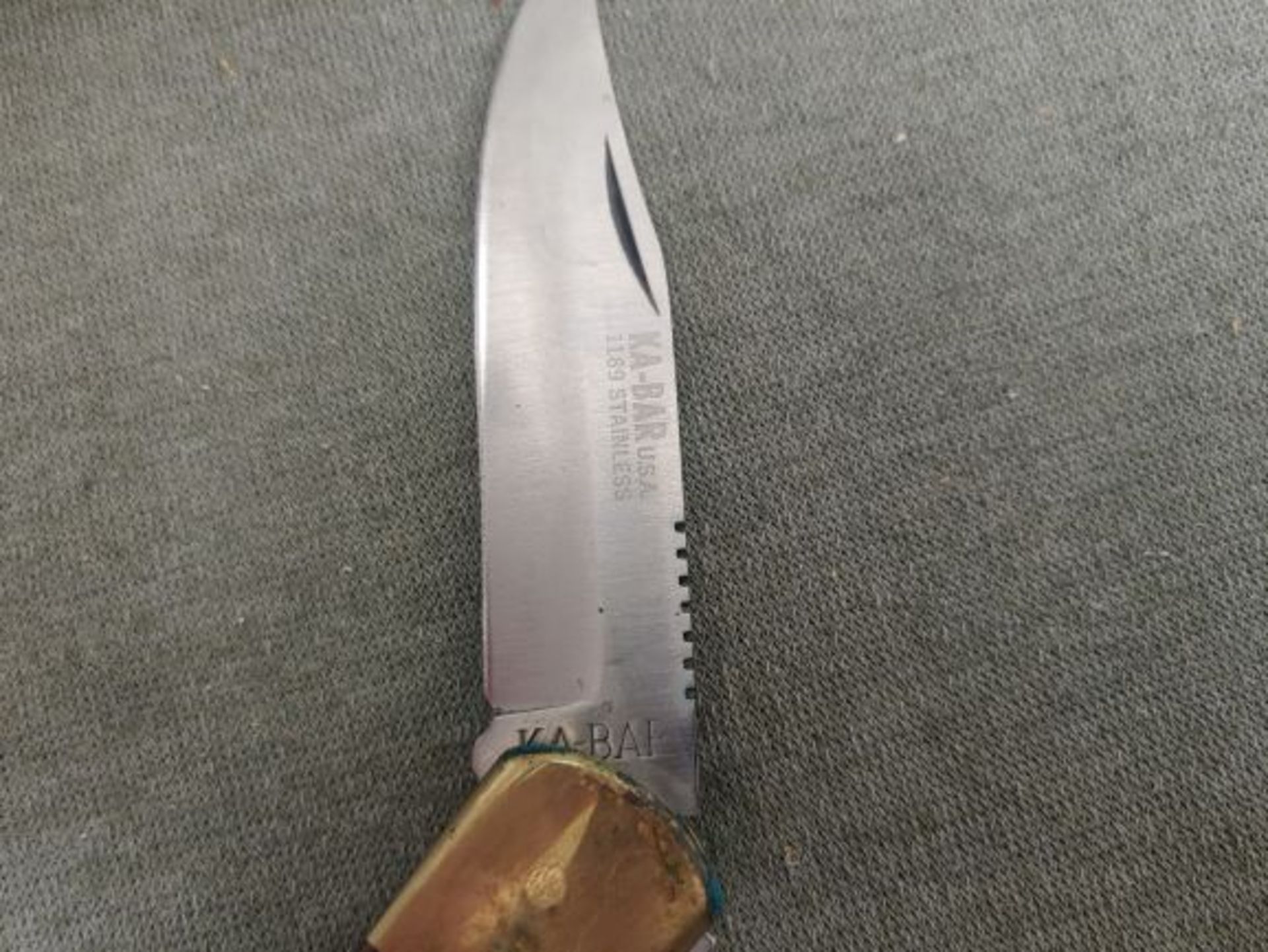 650. Ka Bar Folding Knife in Case - Image 2 of 3