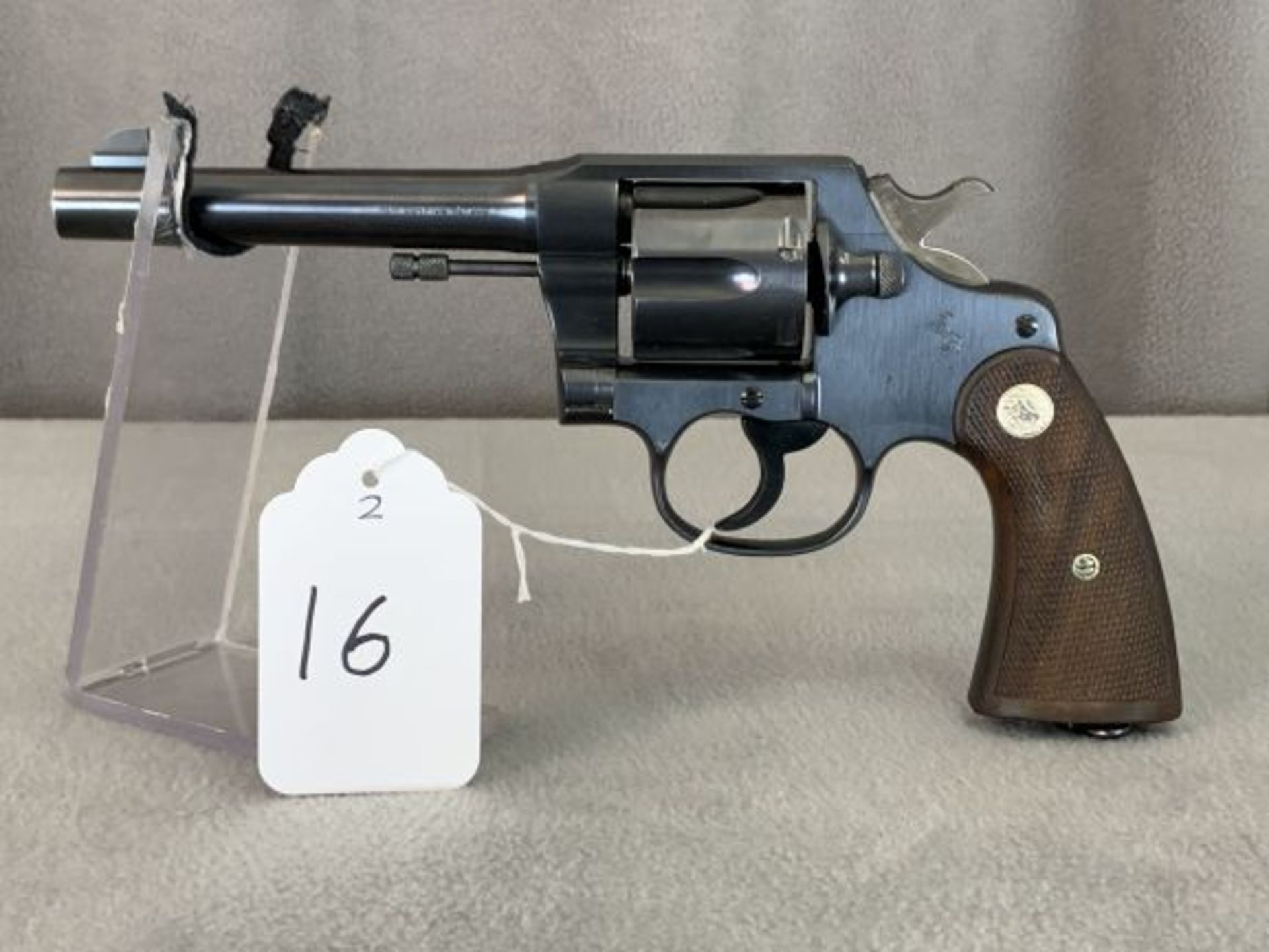 16. Colt New Service .45 Colt, 5" Barrel, SN: 353529