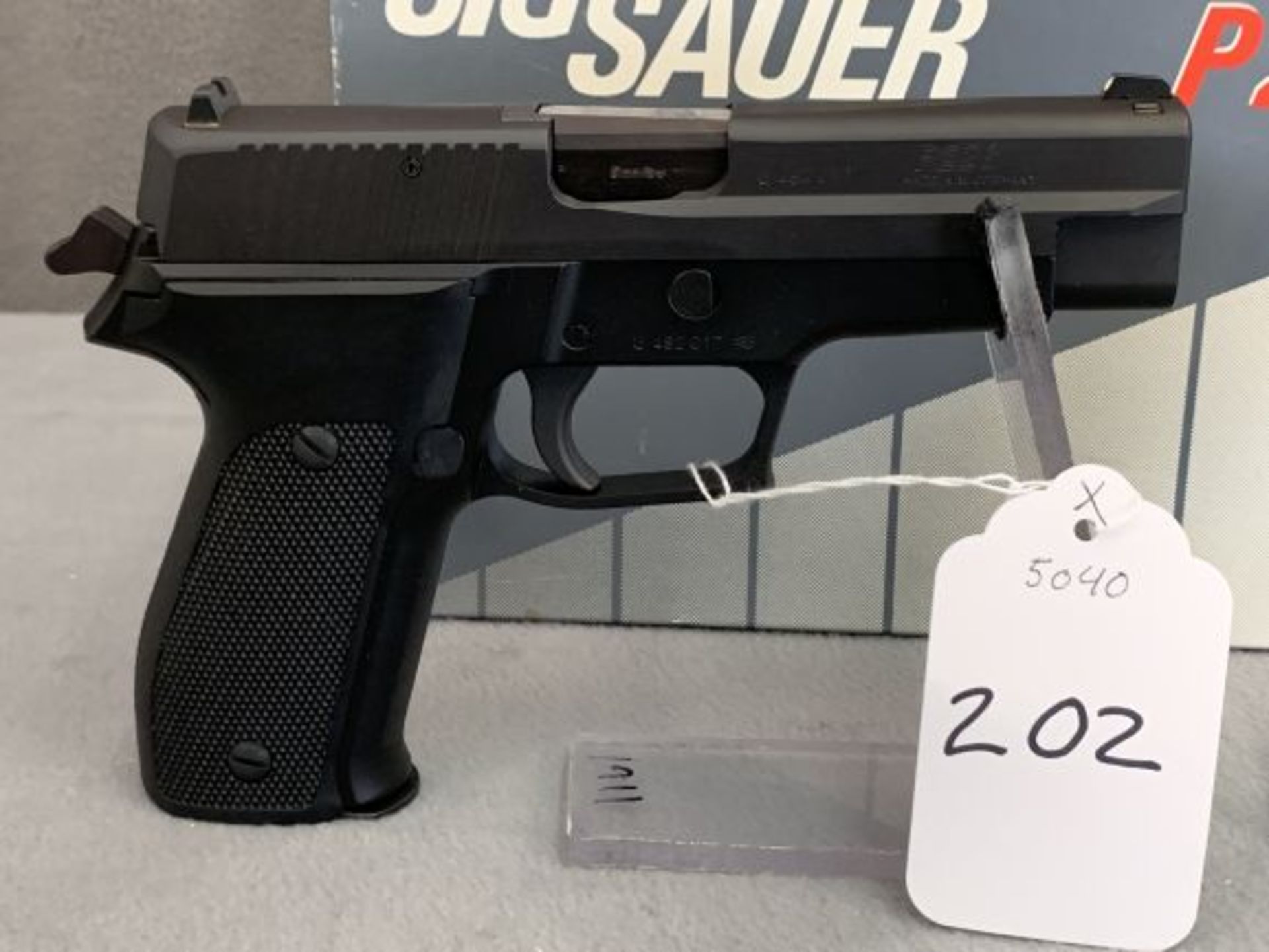 202. Sig Sauer P226 9mm, Box, SN: U482017 - Image 2 of 16