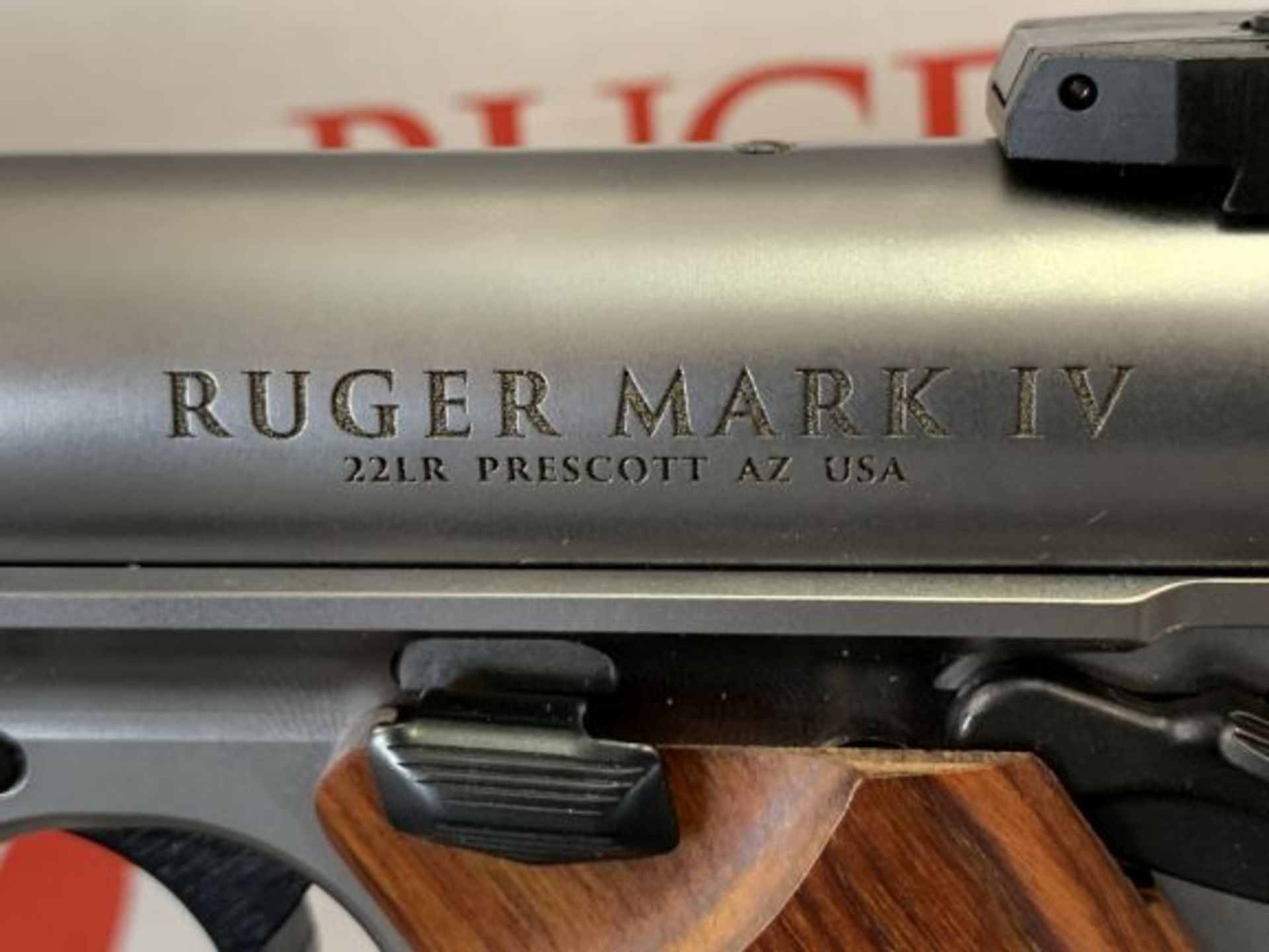 21. Ruger Mk 4 Hunter .22LR 6 7/8" Stainless Heavy Fluted Barrel, SN: WBR123879 - Image 11 of 12