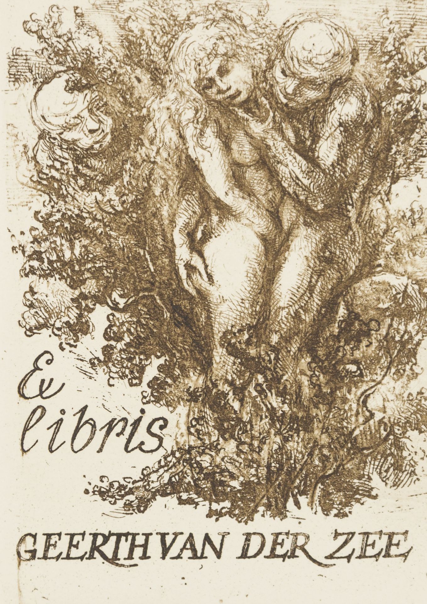 Exlibris eroticis. - Image 2 of 2