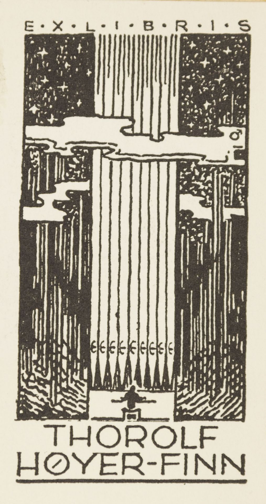 Exlibris. – Norwegen. – Albert Jærn.