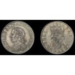 IV: Coins of Oliver Cromwell, Shilling, 1658, from the same dies as previous, edge grained, 6.00g/